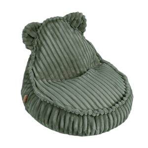 Churros Puf Teddy - Verde măslin